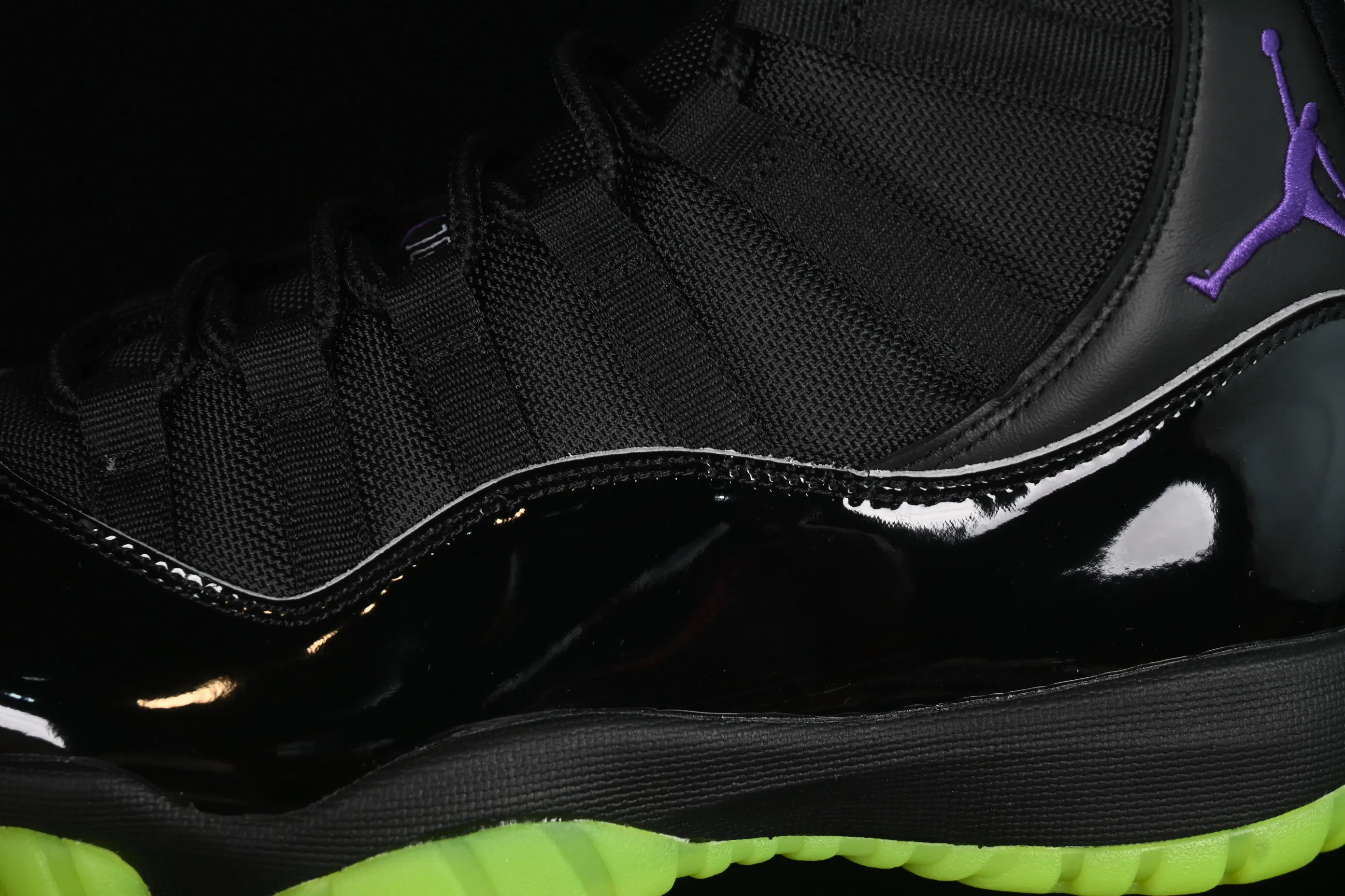 All categories Air Jordan Jordan series basketball shoes Air Jordan 11 Air Jordan 11 Retro AJ11 Joe 11 black avocado green CT8012-003